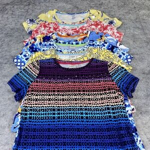 Rafaella Studio Tee Shirt Women's Size Small Multicolor Casual Cotton Lot Of‎ 6